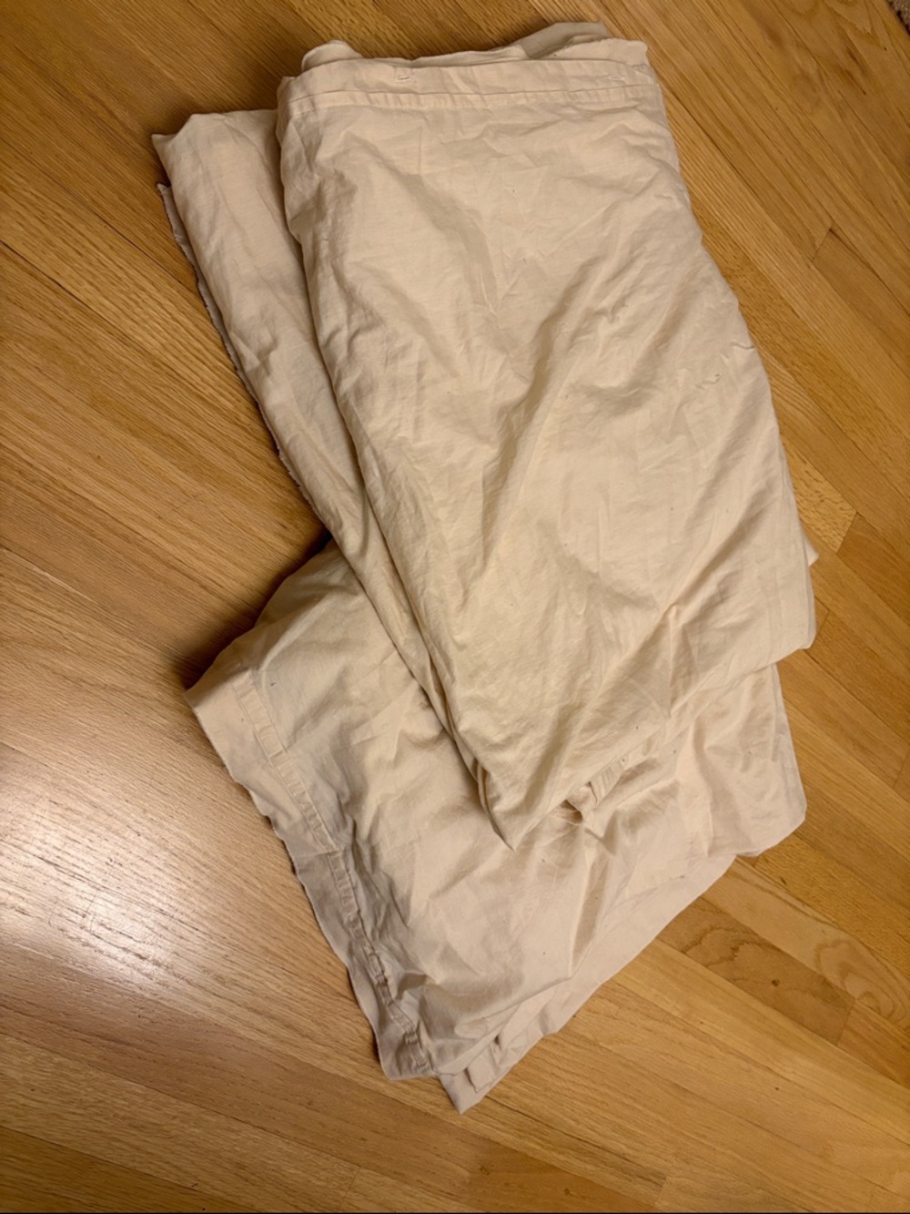 Natural Cream Duvet Cover - Soft Cotton Bedding